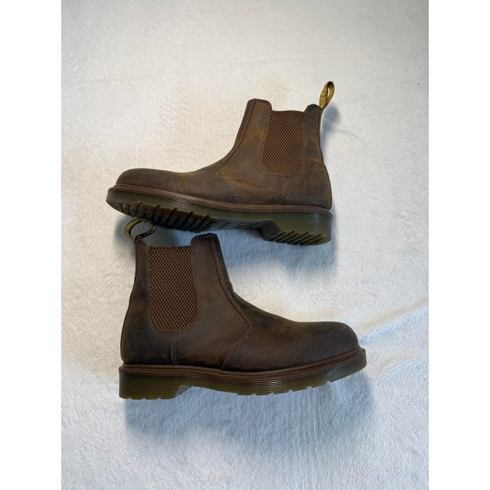 Dr. Martens 2976 Chelsea Boots Gaucho Crazy Horse Brown Leather UK 5 US 7L 6M
